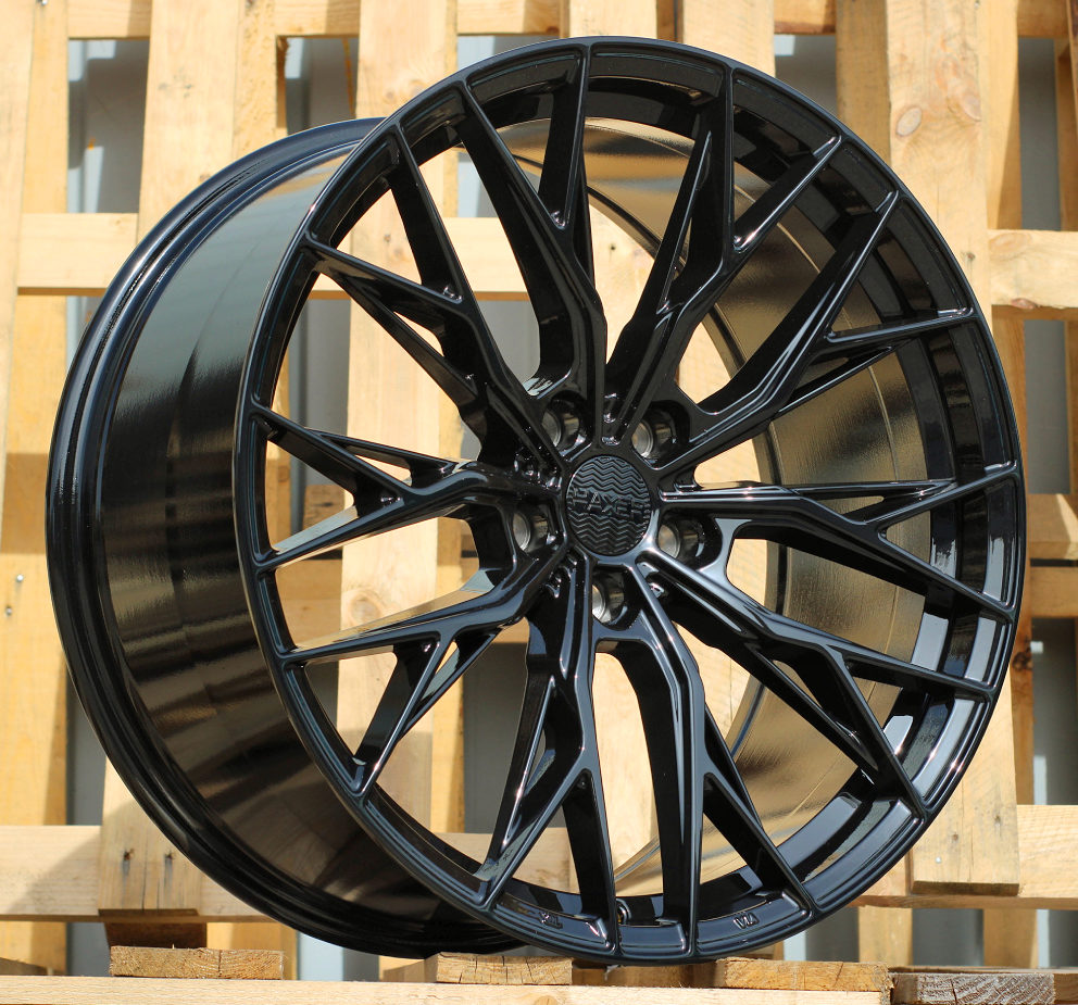 R20x8.5  5X112  ET  35  66.6  HX042  (IN0387)  Black (BL)  For HAXER  (Z6+M)  (Rear+Front)