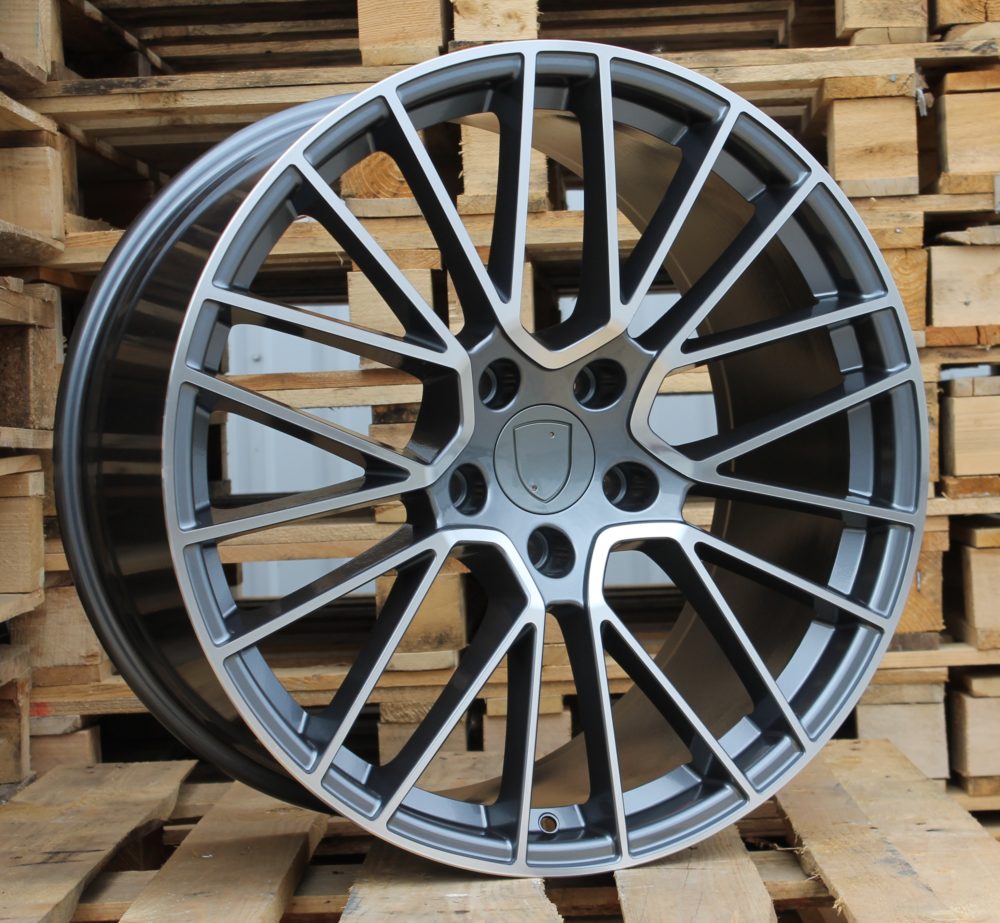 R22x11.5  5X130  ET  61  71.6  FE179  Grey Polished (MG)  For PORCH  (K3)  (Rear+Front)