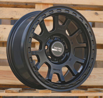 R17x8  6X139.7  ET  0  110.1  3S1102  Black Half Matt (BLHM)  For 4X4  (D2)  (HYBRID FORGED)
