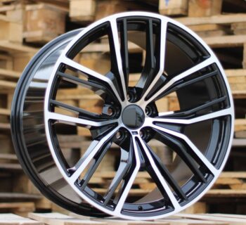 R20x10.5  5X112  ET  40  66.6  H5059  Black Polished (MB)  For BMW  (P1)  (Rear+Front)