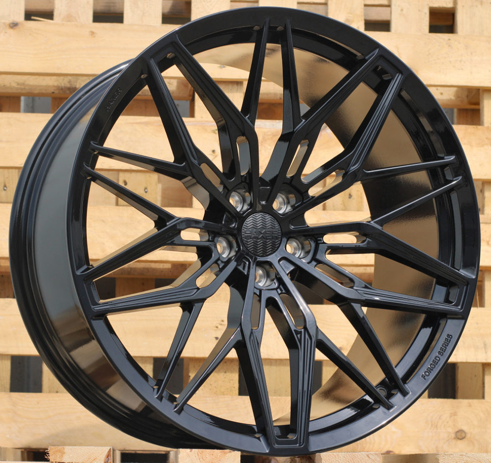 R23x11  5X112  ET  35  66.6  HXF02  Black (BL)  For HAXER  (K3)  (FORGED  (NEW Model) Rear+Front)
