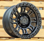 R15x8  6X139.7  ET  0  110.1  A8916  Black Half Matt (BLHM)  For 4X4  (P)