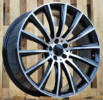 R19x7.5  5X112  ET  44  66.6  B1048  (BK836)  Black Polished (MB)  For MER  (K4)  (HYBRID FORGED)