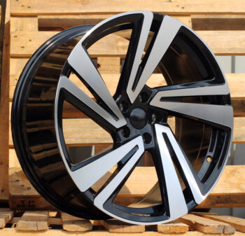 R19x8  5X112  ET  28  66.6  I5641  Black Polished (MB)  For VW  (Z5+K8)  (New TOUAREG)