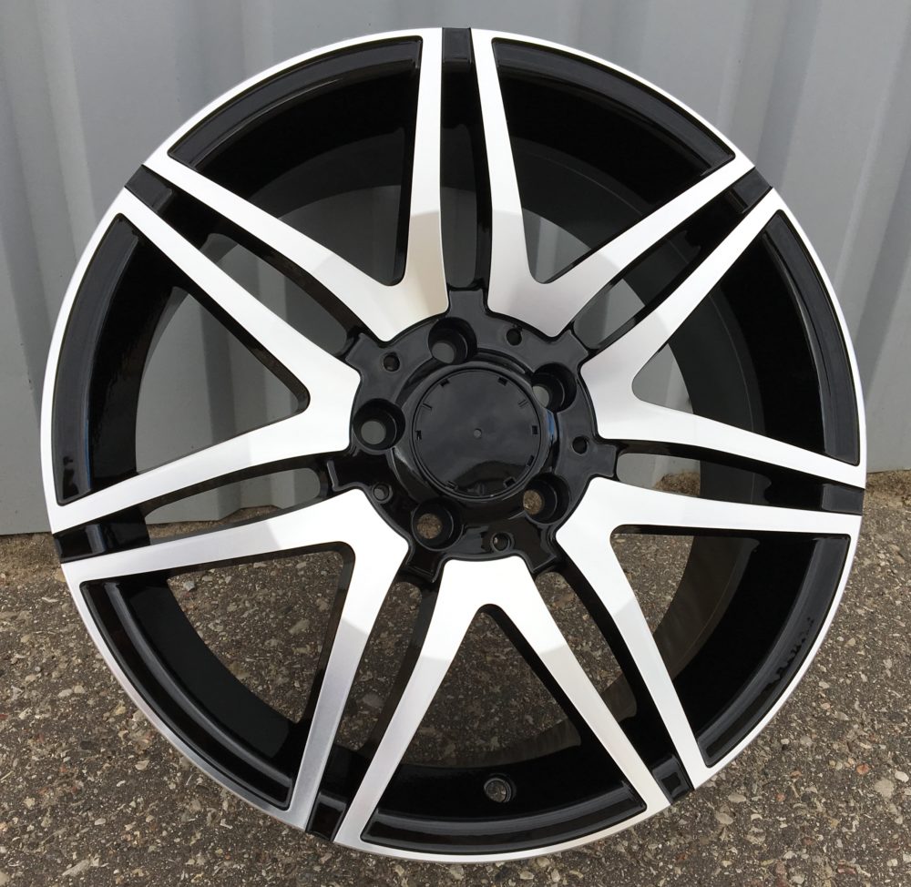 R17x7.5  5X112  ET  47  66.6  BY274  Black Polished (MB)  For MER  (R)