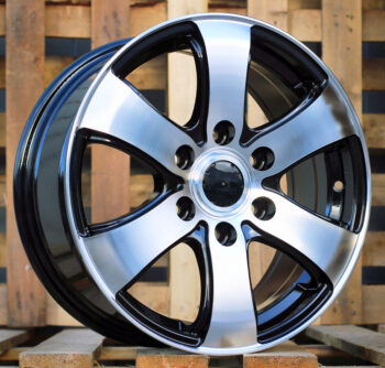 R16x7  5X108  ET  46  65.1  BK747  Black Polished (MB)  For RACIN  (L3)  ((max 1400kg))