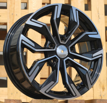 R16x6.5  5X114.3  ET  41  66.1  B1518  Black Polished (MB)  For RENAU  (Z1+Z2)