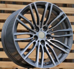 R19x8.5  5X112  ET  30  66.6  B1318  Grey Polished (MG)  For BMW  (P2+K5)  (Rear+Front)