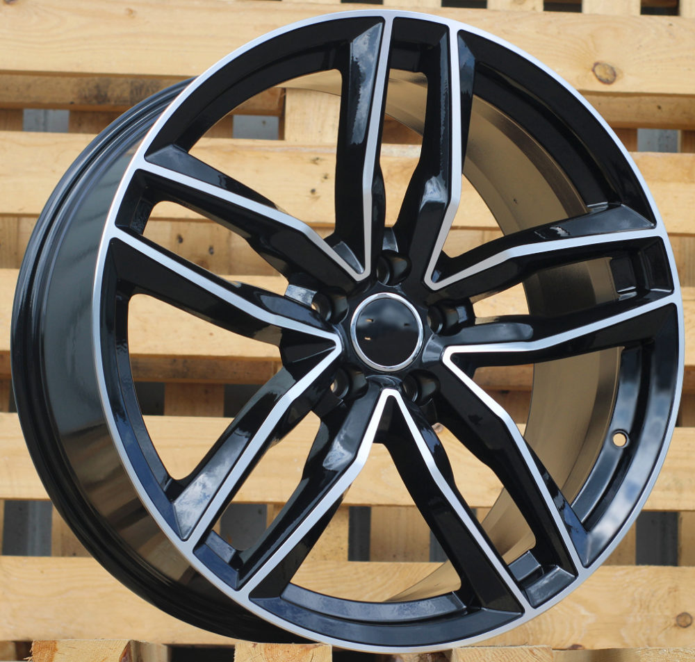 R17x7.5  5X100  ET  40  57.1  BK690  (BY1126)  Black Polished (MB)  For AUD  (Z1)