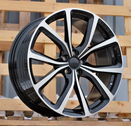 R20x8.5 5X108 ET 45 63.3 YF5708 Black Polished (MB) For JAGUAR (Z6) (HYBRID FORGED)