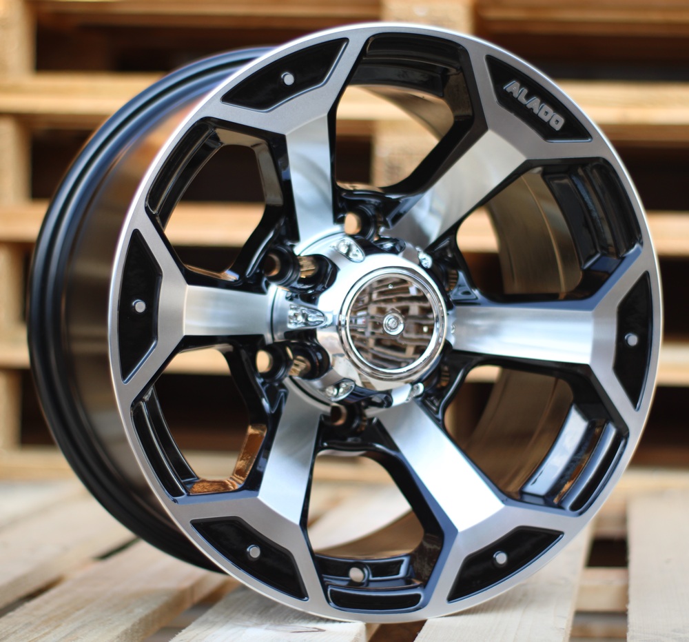 R16x8  5X139.7  ET  0  110.5  BK321  Black Polished (MB)  For 4X4  (Z2)