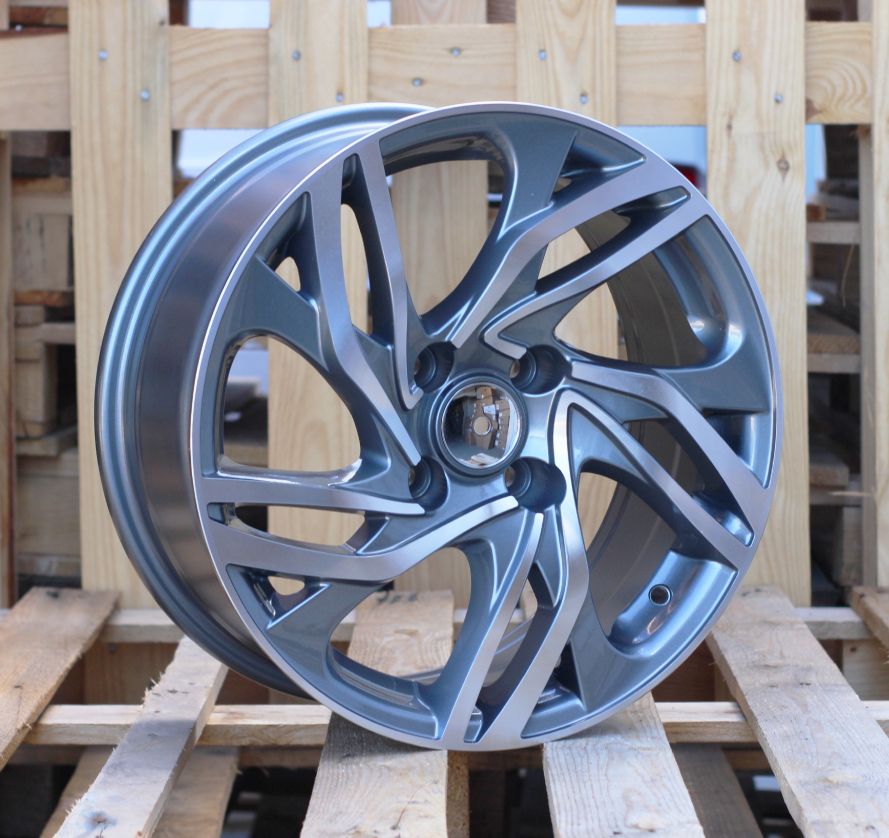 R16x7  4X108  ET  25  65.1  BK607  Grey Polished (MG)  For CITRO  (D5)