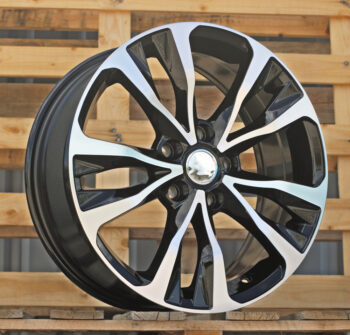 R17x7  5X114.3  ET  40  60.1  A5499  (BK5212)  Black Polished (MB)  For TOYOT  (P+R)