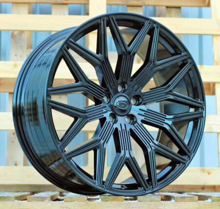 R23x10 5X120 ET 38 72.6 HF2175 Gloss Black (GB) For LAND (Z5) (HYBRID FORGED)