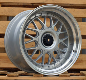 R17x8.5  5X120  ET  20  74.1  XE244  Silver+Polished Lip (SP)  For BMW  (P2)  (BBS Style)