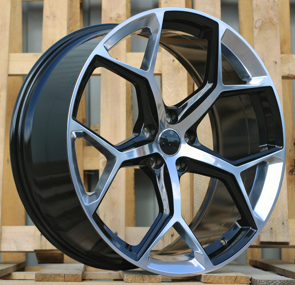 R19x8.5  5X112  ET  27  66.5  I5598  Silver Black Half Matt (SIBLHM)  For AUD