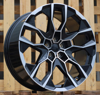 R22x10.5  5X112  ET  43  66.6  I5592  Black Polished (MB)  For BMW  (K8+Z7)  (NEW X7 (Rear+Front))