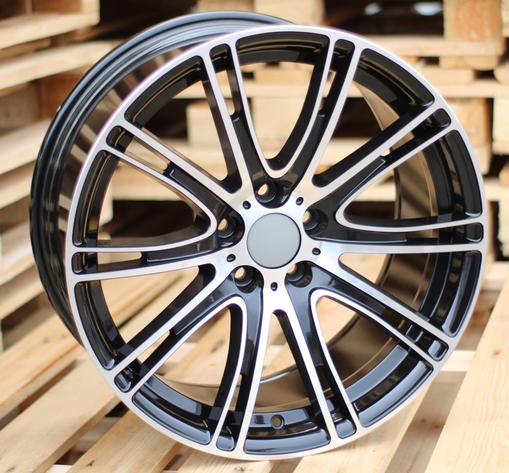 R19x9.5  5X112  ET  39  66.6  BY599  Black Polished (MB)  For BMW  (K7)  ((AKC 70 Eur))