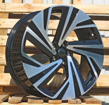 R21x9  5X112  ET  42  57.1  I5648  Black Polished (MB)  For VW  (Z5)  (ID.4/ID.5 (Rear))
