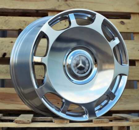 R20x9.5 5X112 ET 43.5 66.5 FBX007-20 Full Polished (FPL) For MER (Z5+K7) (HYBRID FORGED Rear+Front)