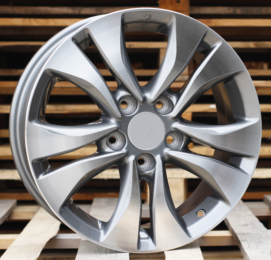 R16x6.5  5X114.3  ET  50  64.1  F0231  Grey Polished (MG)  For HOND  (K7)  ((AKC 60 Eur))