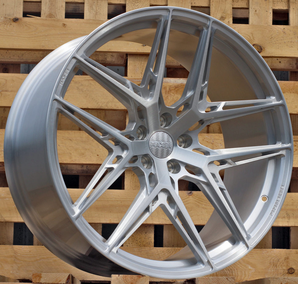 R21x9.5  5X112  ET  25  66.6  HXF01  Brush Silver (BS)  For HAXER  (K3)  (FORGED  (NEW Model))