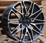 R21x10  5X120  ET  40  74.1  B5771  (HE5063)  Black Polished (MB)  For BMW