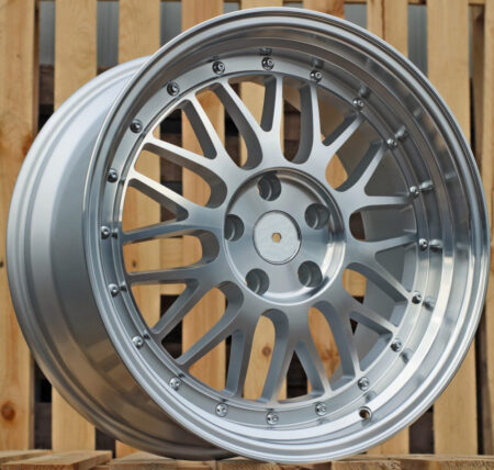R17x7.5 5X120 ET 34 72.6 A1025 Machined Silver (MS) For RACIN (P) (BBS Style)