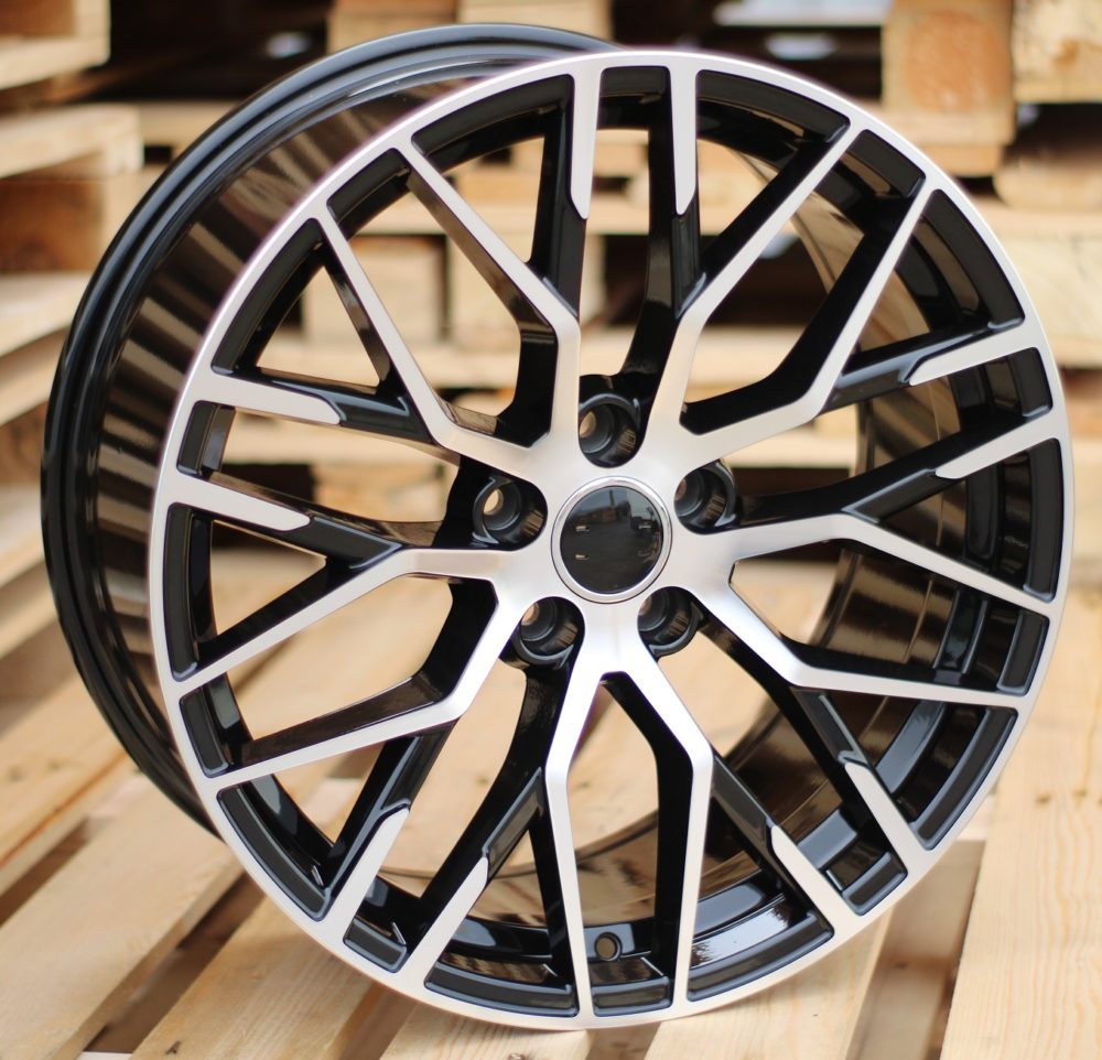 R19x8.5  5X112  ET  35  66.5  XFE30  (FBX342)  Black Polished (MB)  For AUD  (Z6)  (HYBRID FORGED)