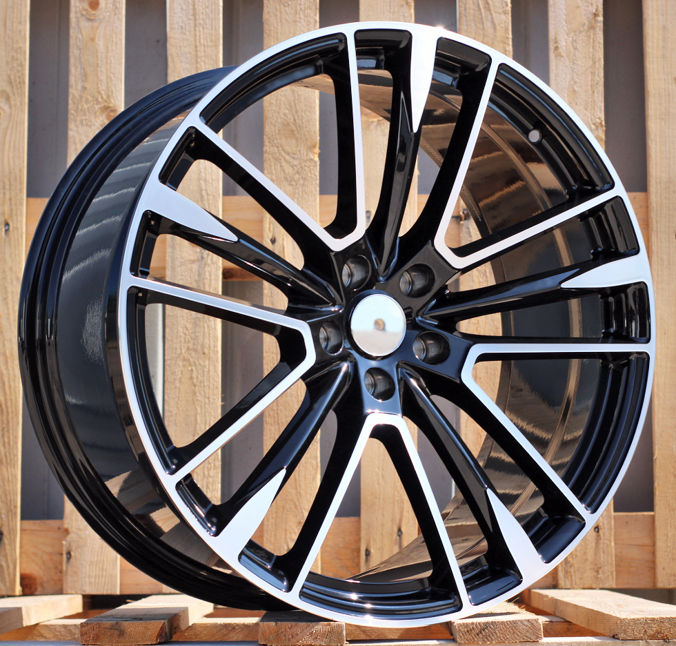 R21x9  5X114.3  ET  35  67.1  H1005  (FB0469J)  Black Polished (MB)  For MASER  (K7)  (FORGED Maserati (Rear+Front))