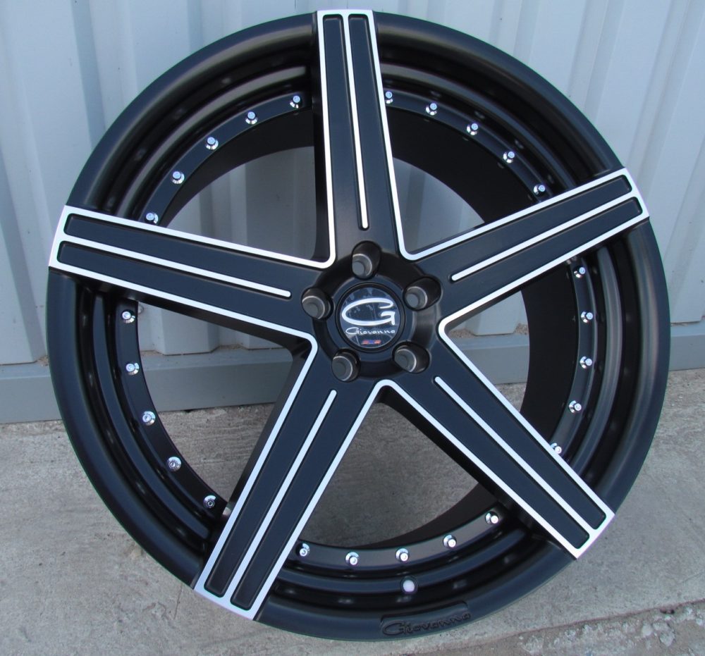 R22x10.5  5X120  ET  35  74.1  LU960  (9602210512M)  Black Polished (MB)  For BMW  (K3)  ((Rear+Front) Giovanna (AKC 140 Eur))