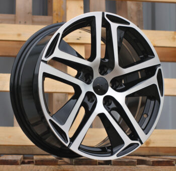 R16x7  4X108  ET  25  65.1  PG534  (BK5516)  Black Polished (MB)  For PEUG  (D5+P)