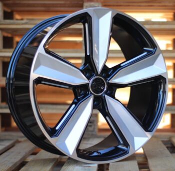 R21x9  5X112  ET  31  66.5  A5470  Black Polished (MB)  For AUD  (K4+P)  (MILLING)