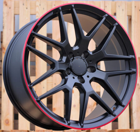 R21x10 5X130 ET 35 84.1 FE115 (HE762) Black+Red Line (BR) For MER (P1) ((AKC 160 Eur))