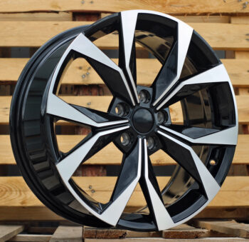 R20x8  5X112  ET  41  57.1  I5627  Black Polished (MB)  For SKODA  (Z3)  (Karoq New Model)