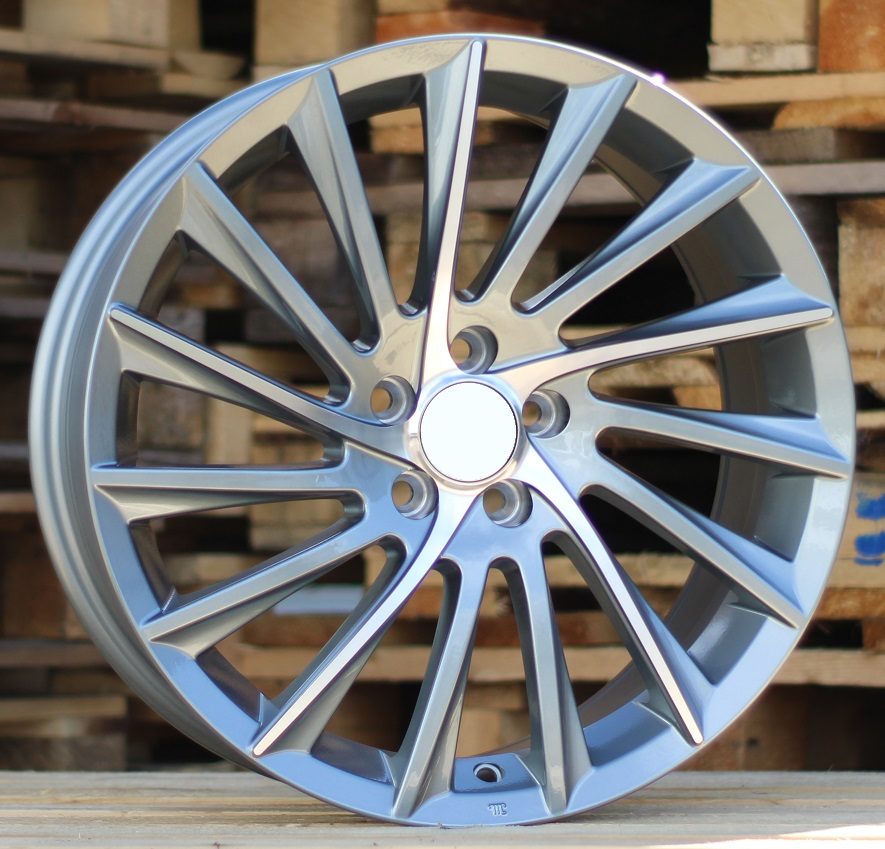 R16x7  5X98  ET  35  58.1  E467  (LU356)  Grey Polished+Powder Coating (MGPC)  For ALFA  (P1)  ((AKC 50 Eur))