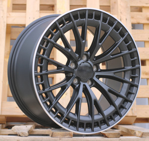 R22x10.5  5X112  ET  45  66.6  B1877  Black (BL)  For MER  (Z1)  (Rear+Front)