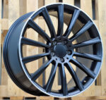 R19x8.5  5X112  ET  38  66.6  B1048  Black Half Matt+Polished Lip (BLHMPL)  For MER  (Z1+Z4)