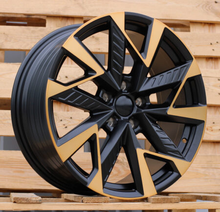 R18x8 5X112 ET 40 57.1 YF0443 Black Polished Half Matt Cooper (MBHMC) For CUPRA (M) (HYBRID FORGED)