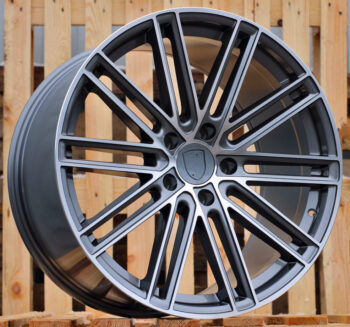 R21x11.5  5X130  ET  60  71.6  B1271  Grey Polished (MG)  For PORCH  (P)  (Rear+Front)