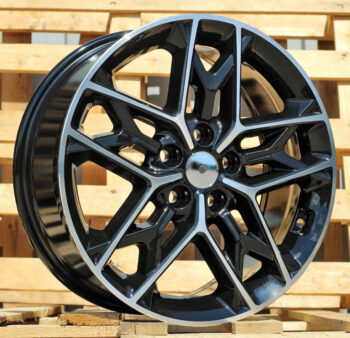 R18x7.5  5X114.3  ET  48  67.1  B5567  Black Polished (MB)  For KIA  (R)