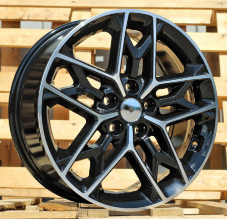 R18x7.5 5X114.3 ET 48 67.1 B5567 Black Polished (MB) For KIA (R)