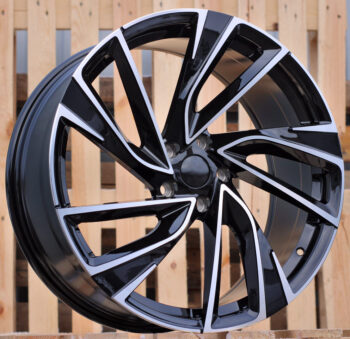 R16x7  5X100  ET  42  57.1  B5772  (IN5481)  Black Polished (MB)  For VW  (Z3)