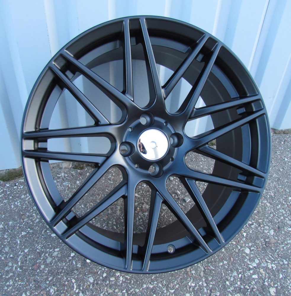 R16x5.5  4X100  ET  30  60.1  HX013  (E269165512S)  Black Half Matt (BLHM)  For SMART  (R)  (Front)