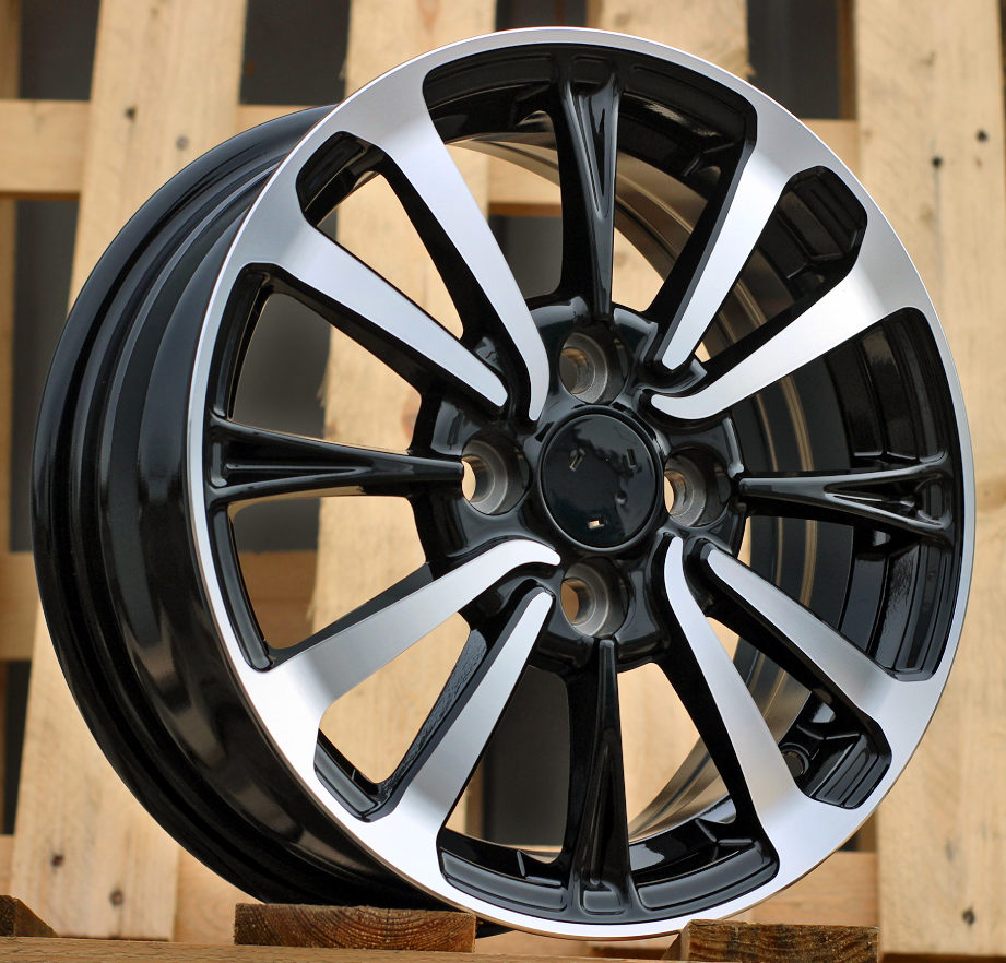 R14x5.5  4X100  ET  40  54.1  I0360  Black Polished (MB)  For TOYOT  (K7)