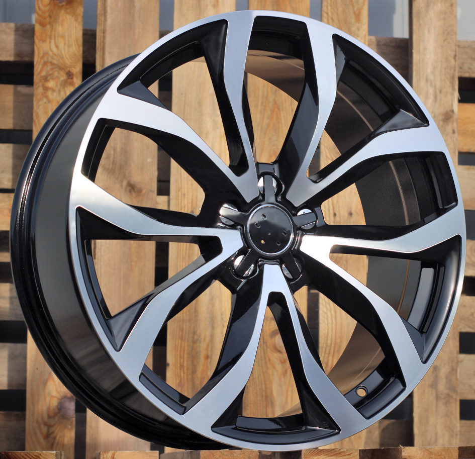 R20x8  5X112  ET  35  66.5  XF562  (QC101)  Black Polished+Powder Coating (MBPC)  For AUD  (K4)
