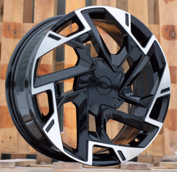 R18x7.5  5X114.3  ET  51  67.1  B1927  (BK1223)  Black Polished (MB)  For KIA  (K2+P)  (NEW Model SPORTAGE)