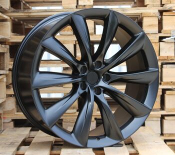 R22x10  5X120  ET  35  64.1  B1469  Black Half Matt (BLHM)  For RACIN  (P)  ((Rear+Front) TESLA Model S)