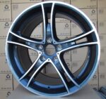 R19x9.5  5X112  ET  35  66.6  B1195  Black+Red Line (BR)  For BMW  (K5)  (Rear+Front)