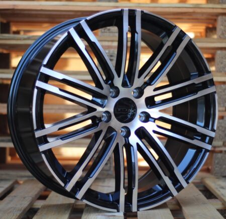 R20x10  5X112  ET  19  66.5  B1026  (BK841)  Black Polished (MB)  For PORCH  (K4+K2)  (Rear+Front)